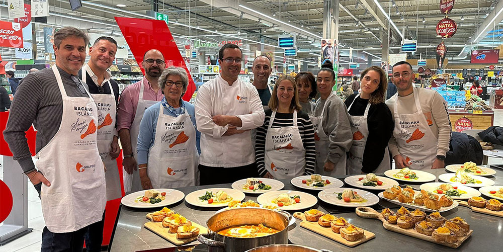 Masterclass de Bacalhau Grupeixe, em Aveiro, com o Chef José Serrano